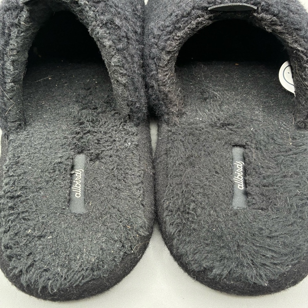 Allbirds Wool Dwellers Slippers Women’s 9 Black Slip On Comfort Slides - Picture 7 of 8